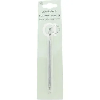 Apotekets Hudormefjerner – komedonspyd i rustfrit stål (1 stk)
