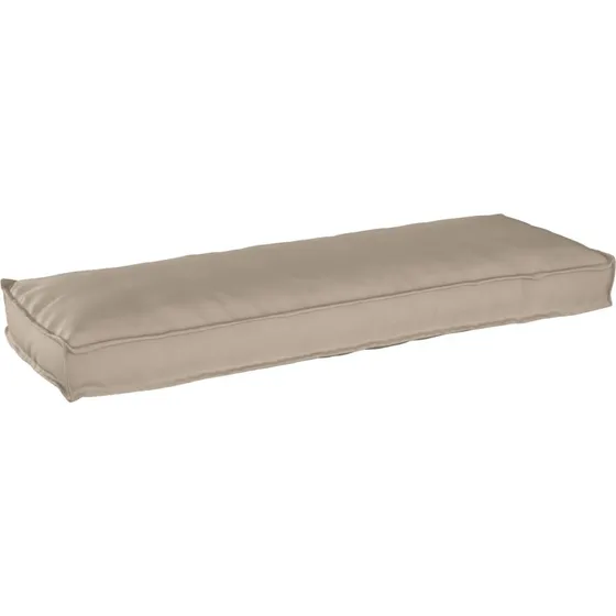 vidaXL Pude Gråbrun 120 x 40 x 8 cm Oxfordstof