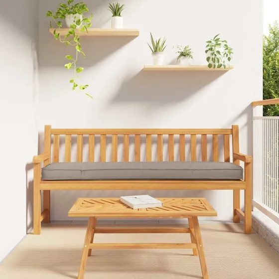 vidaXL Palletpude Gråbrun 180 x 40 x 8 cm Oxfordstof