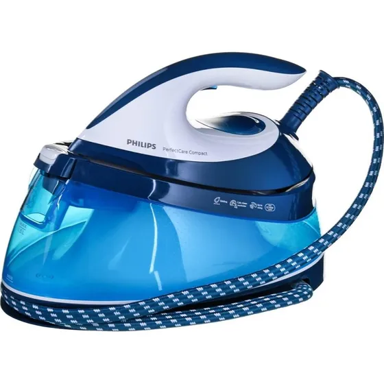Philips PerfectCare Compact GC7840/20, 2,4 kW, 1,5 l, blå/hvid
