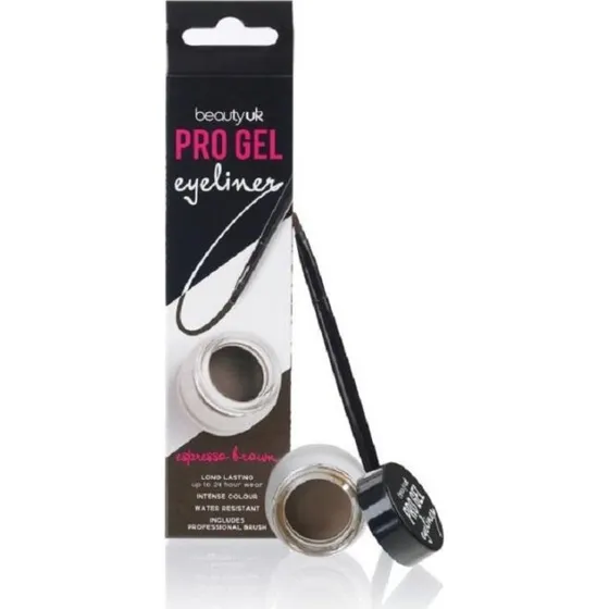 Beauty UK Pro Gel Eyeliner Espresso Brown 4,5g