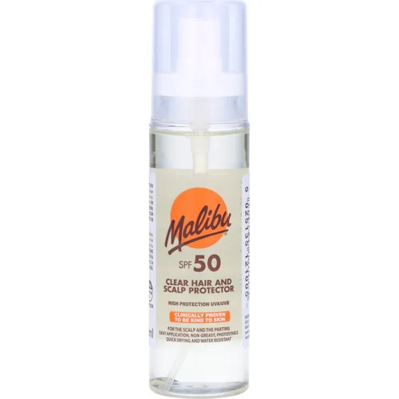 Malibu Clear Hair and Scalp Protector SPF50 100 ml