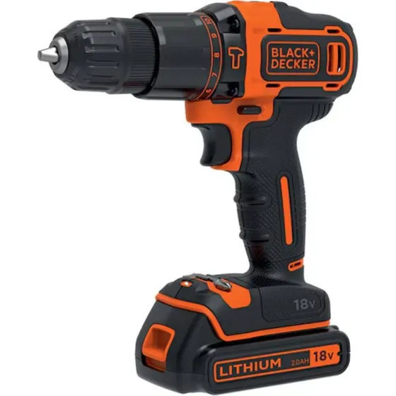 Black & Decker BDCHD18-QW 18V Boremaskine, Sort/Orange