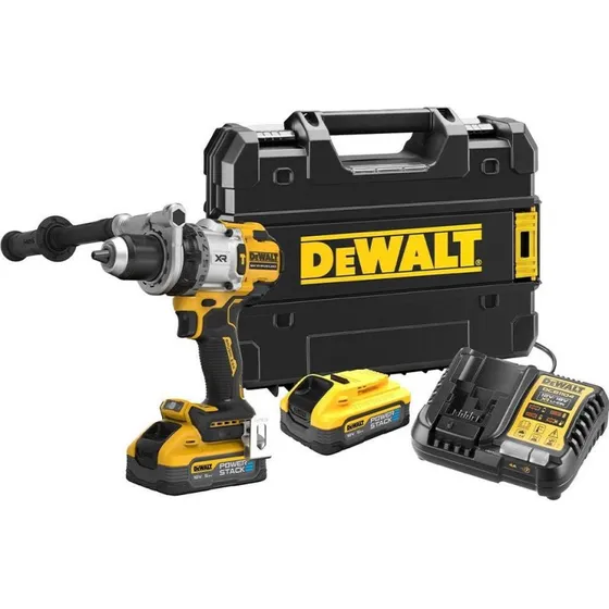 DeWalt DCD1007H2T Skruemaskine 18V XR med 2x5Ah Batterier