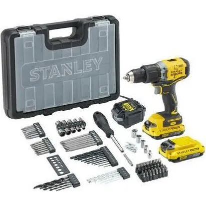 Stanley V20 18V SL 2,0 Ah Slagboremaskine med 2 Batterier og Oplader