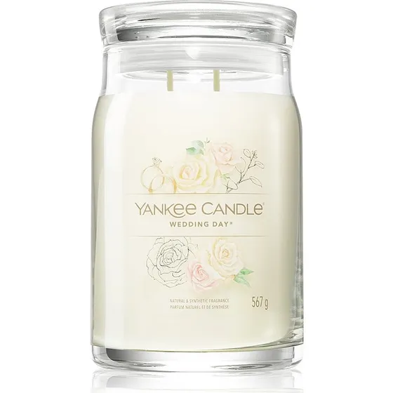 Yankee Candle Bryllupsdag Signature 567g stearinlys