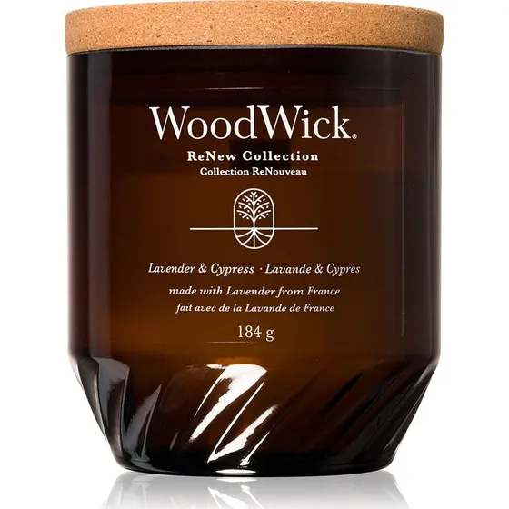 Woodwick ReNew Lavendel & Cypres 184 g