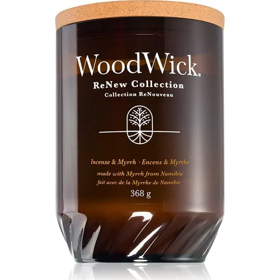 Woodwick ReNew Røgelse og Myrra 368 g