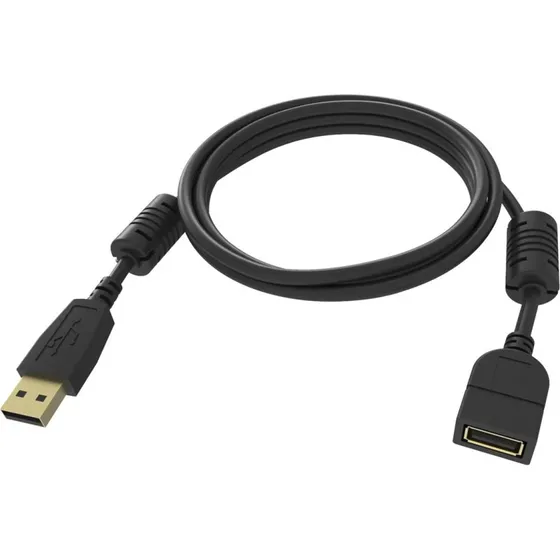 Vision Professional USB 2.0 Forlængerkabel 2m Sort