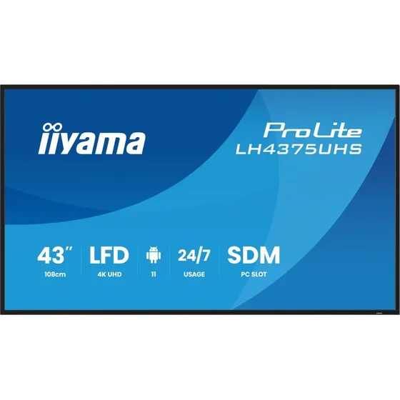 iiyama ProLite LH4375UHS-B2AG 43" 4K UHD Digital Signage-skærm