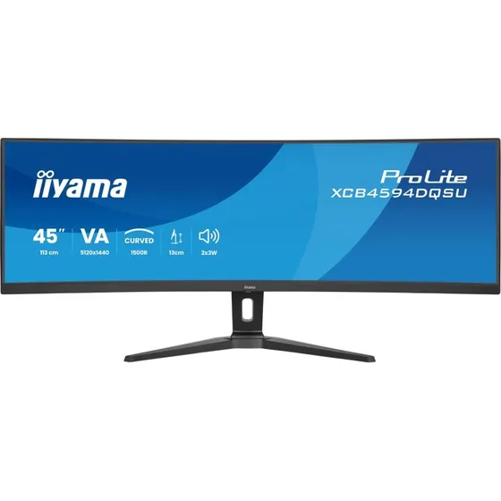 iiyama ProLite XCB4594DQSU-B1 44,5" buet UltraWide skærm, sort