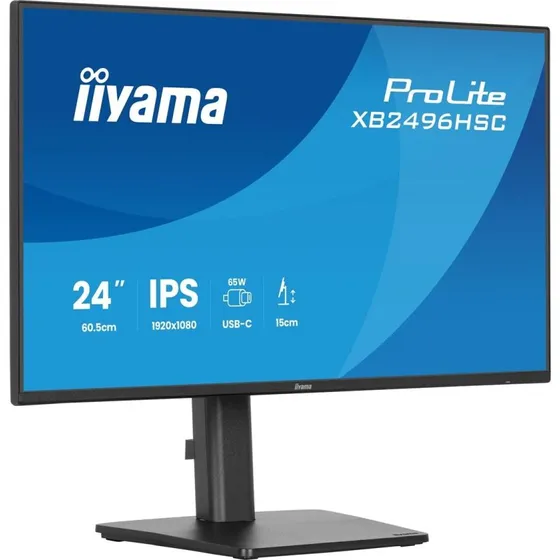 iiyama ProLite XB2496HSC-B1 24" Full HD IPS 144Hz USB-C 65W sort