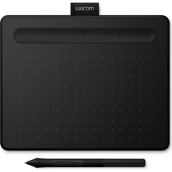 Wacom Intuos S Tegneplade, Sort, 152 x 95 mm, USB