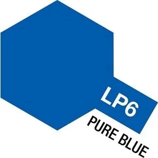 Tamiya LP-6 Pure Blue Glansmaling, 100 ml