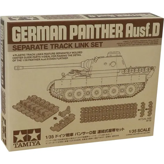 Tamiya 1:35 Panther D Larvebælte Sæt 12665