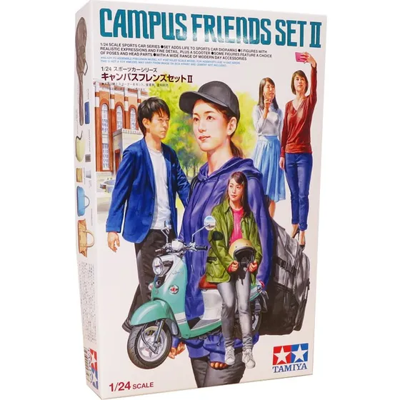 Tamiya Campus Friends Set 2 - 1:24 - 24356