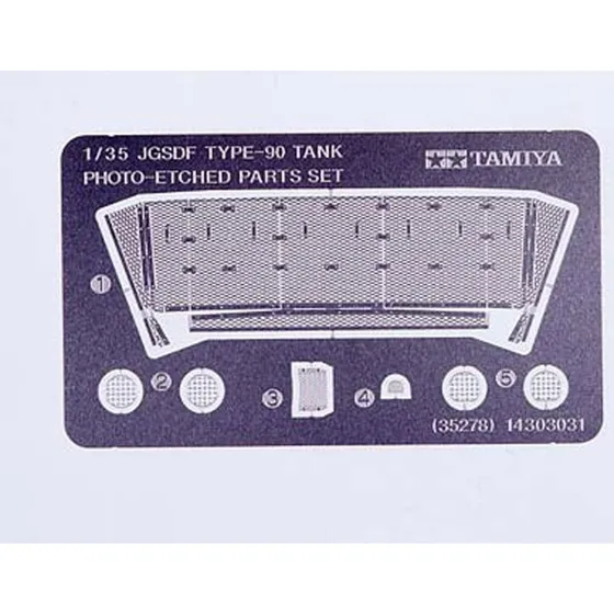 Tamiya 1:35 PE Tilbehørssæt til Type 90 Tank