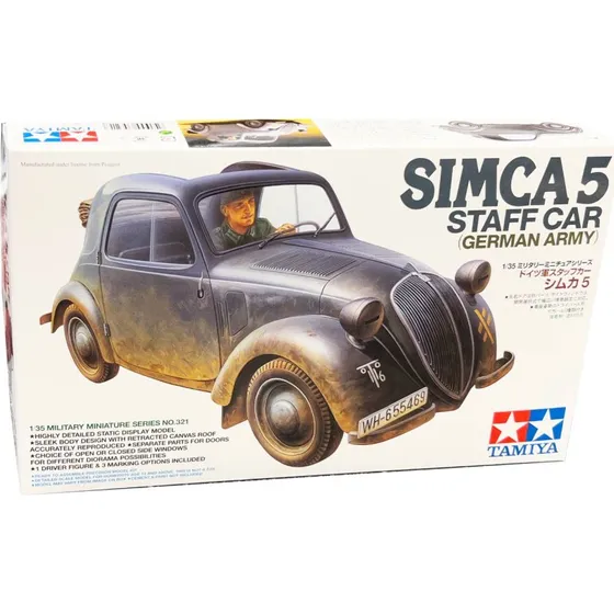 Tamiya 1:35 Simca 5 German Staff Car - Byggesæt