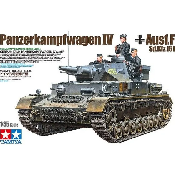 Tamiya Panzerkampfwagen IV Ausf.F 1:35 Byggesæt