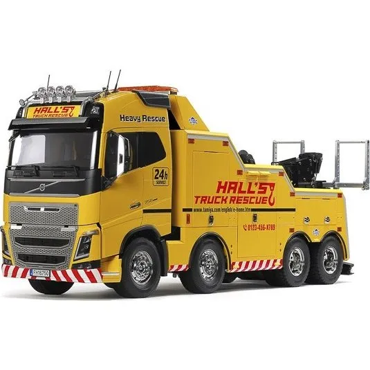 Tamiya 1/14 Volvo FH16 8x4 Tow Truck Globetrotter 750
