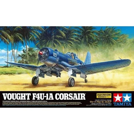 Tamiya F4U-1A Corsair 1:32 Modelfly Byggesæt