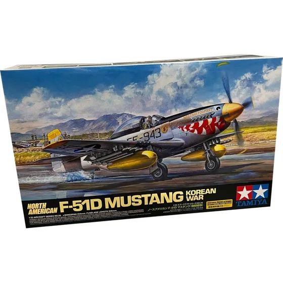 Tamiya F-51D Mustang 1:32 byggesæt – Korean War-ikon