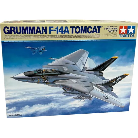 Tamiya 1:48 Grumman F-14A Tomcat Modelfly Byggesæt