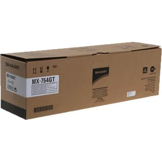 Sharp MX754GT Sort Toner, 83.000 sider