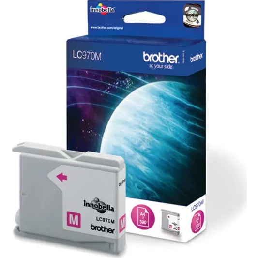 Brother LC970M Magenta, 300 Sider