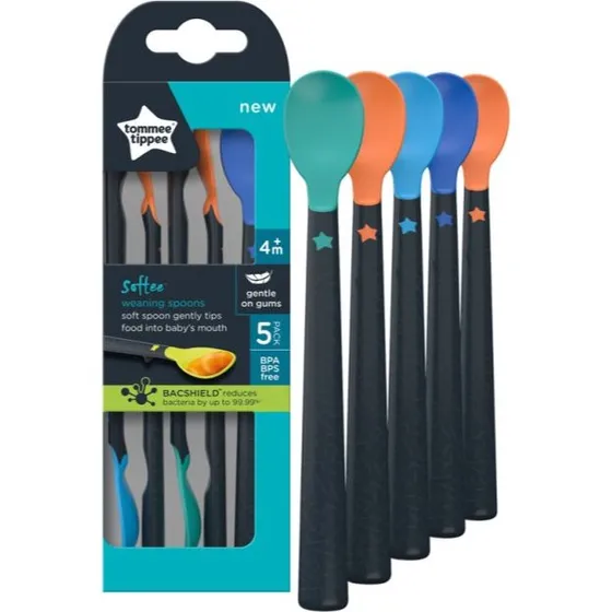 Tommee Tippee Softeeske 4+ måneder, 5 stk