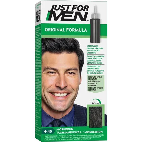 Just For Men Hair Colour - Mørkbrun (H45)