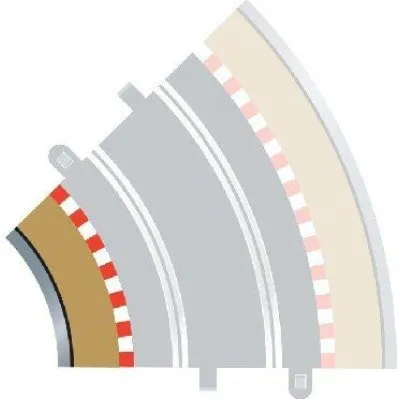 Scalextric Radius 2 Inner Borders & Barriers (C8206-C8225)