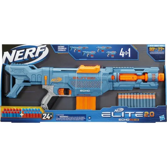 Nerf Elite 2.0 Echo CS-10 – Taktisk skydespil med tilpasselige komponenter