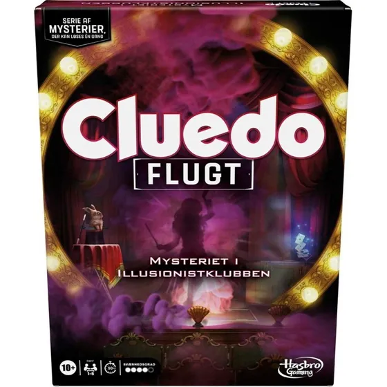 Hasbro Cluedo Flugt: Mysteriet i Illusionistklubben