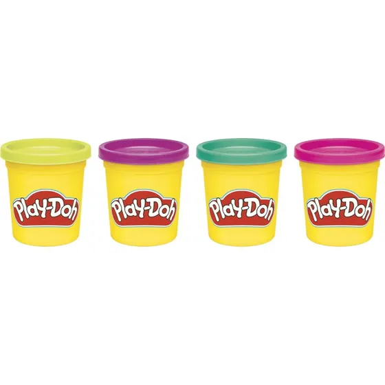 Play-Doh Vibrant 4-pak Modellervoks 340 g