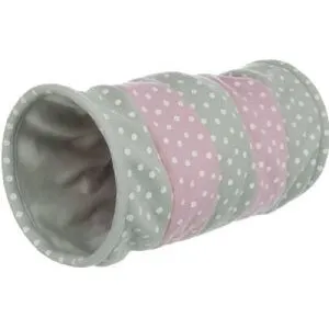 Trixie katte-legetunnel Ø25 cm x 50 cm med fleece og knitrefolie