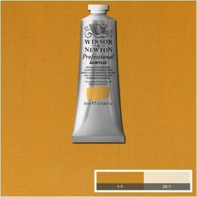 Winsor & Newton Proff Akryl, Naples Yellow Deep 60 ml