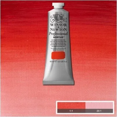 Winsor & Newton Akryl Quinacridone Red 60 ml