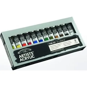 Winsor & Newton Proff. Acrylfarve Starter Set 12x20 ml