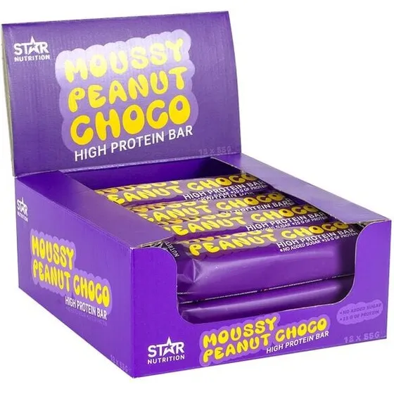 Star Nutrition Soft Proteinbar 12×55 g Moussy Peanut Choco