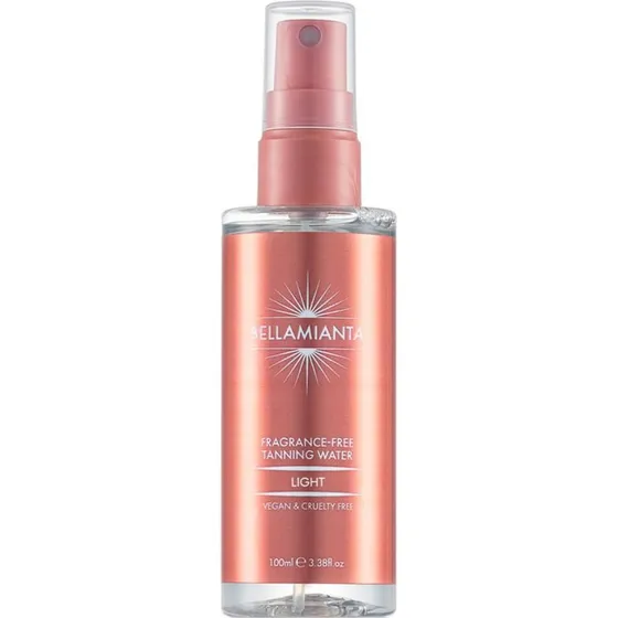 Bellamianta Fragrance Free Tanning Water Light 100 ml