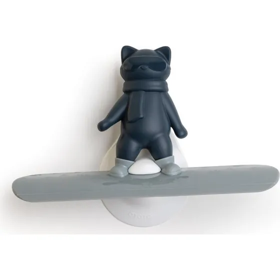 Ototo Chill Cat Squeegee, Muted Grey og Dark Blue, Compact