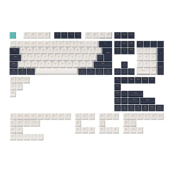 Dark Project Navy Blue Keycaps Set - 177 PBT Taster