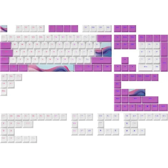 Dark Project Candy K Keycaps - 177 PBT-taster
