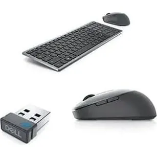 Dell WR221 Trådløs Modtager, Titan Grå, USB 2,4 GHz