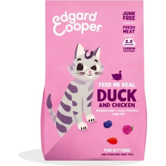 Edgard Cooper Kitten Dryfood Duck/Chicken 2 kg