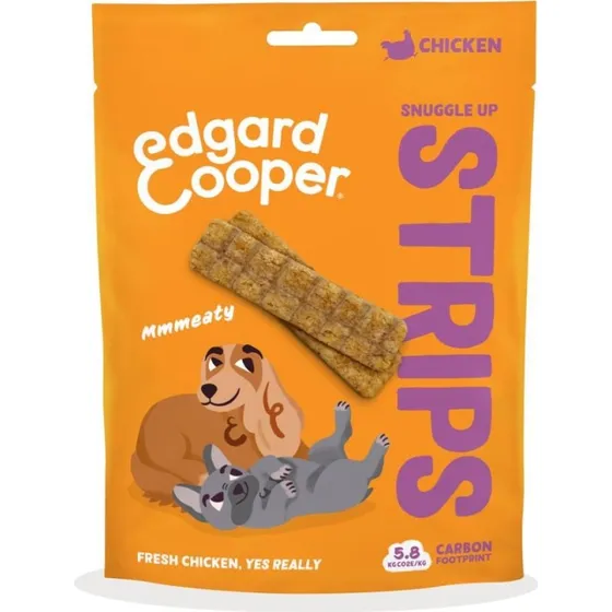 Edgard Cooper Snuggle Up Dog Strips, 75 g