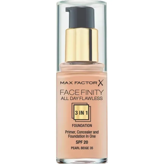 Max Factor Facefinity 3-in-1 Foundation Pearl Beige 35, 30 ml
