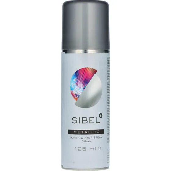 Sibel Metallic Silver Hair Spray 125 ml