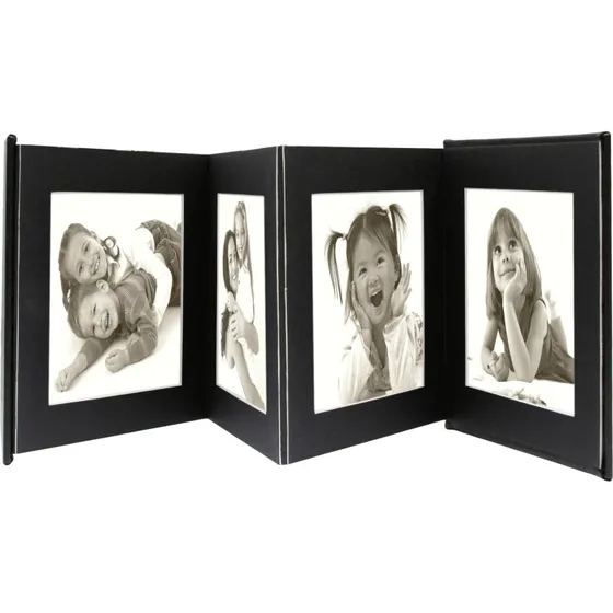 Deknudt Leporello A66DC2 8PH Sort, 8x10x15 cm
